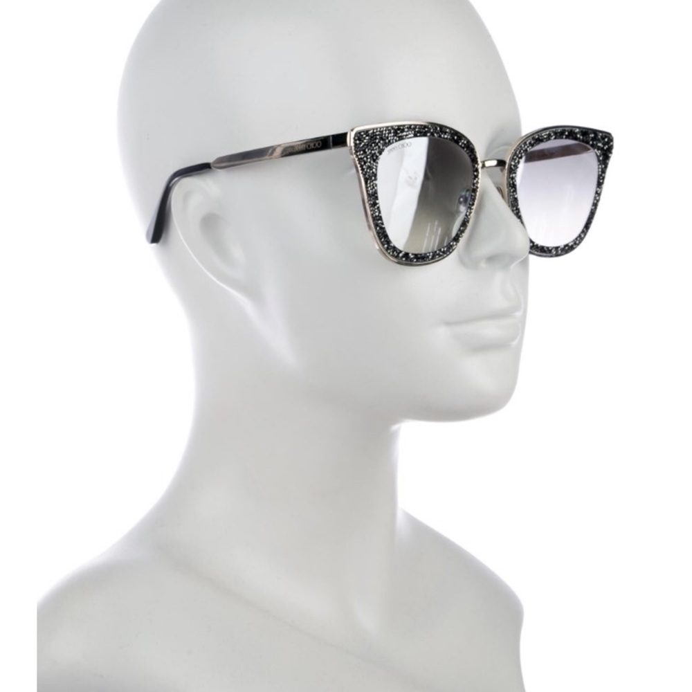 RARE JIMMY CHOO LIZZY EMBELLISHED SUNGLASSES